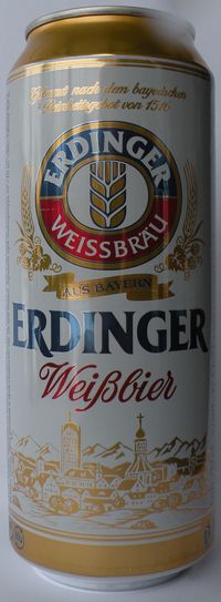 Erdinger Weissbier 500 ml can