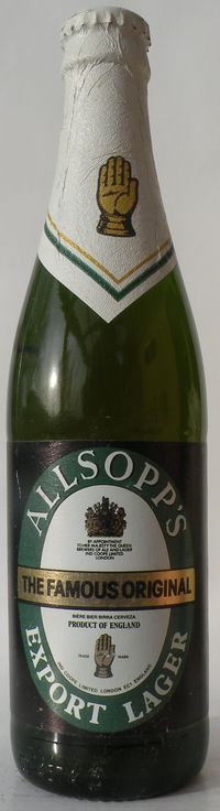 Carlsberg Allsopps export Lager